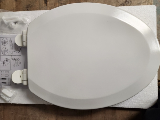 Slightly Blemished 224101SC - ME ELONGATED TOILET SEAT